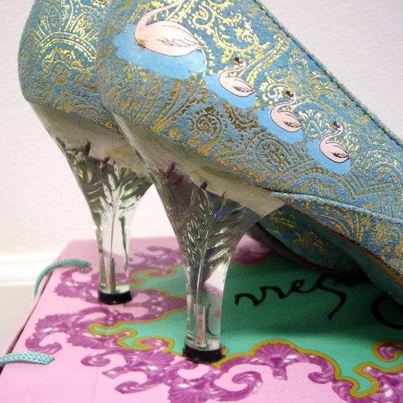 Irregular Choice Shoes - Irregular Choice "Swan Lake" Shoes w/Clear Heels